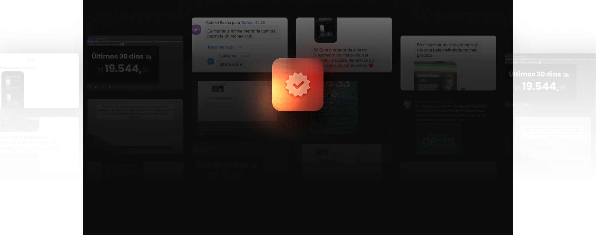 Fundo decorativo da garantia